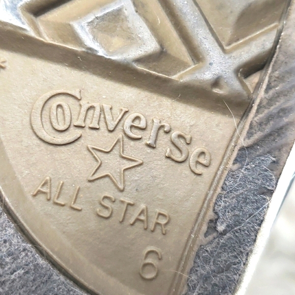 Converse All Star Shoes Snap GreenTongue  6M 8W Gray 132257F Unisex - Picture 9 of 10